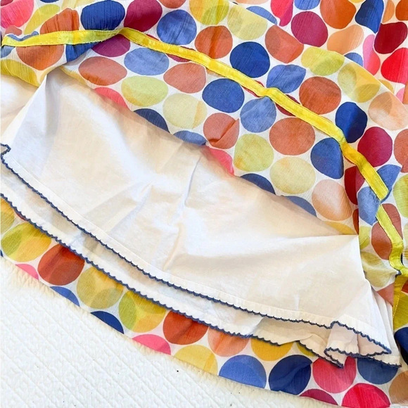 Anthropologie Maeve Halter Coaster Polka Dot Cotton Sun Dress Size 8 Petite - Picture 6 of 11